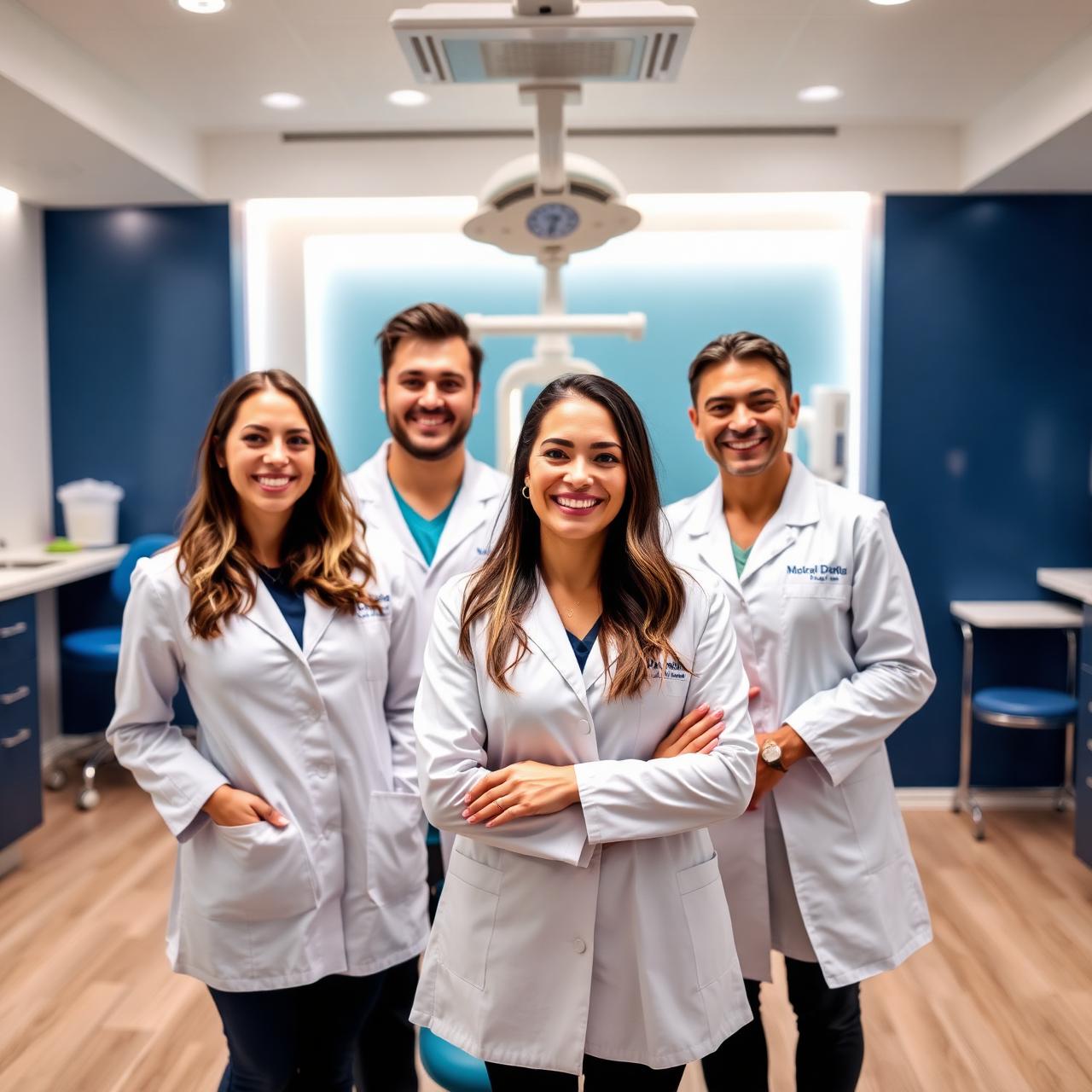 Equipe da clínica Mega Odonto